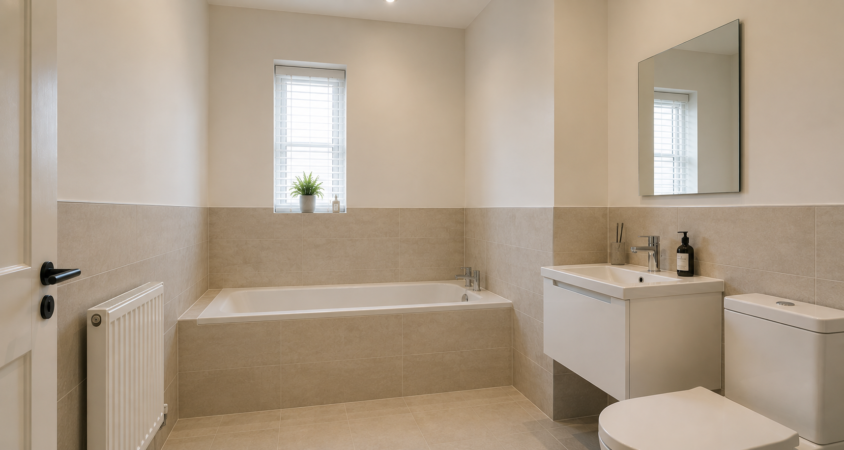 Bathroom before Oakwicke shower over bath upgrade